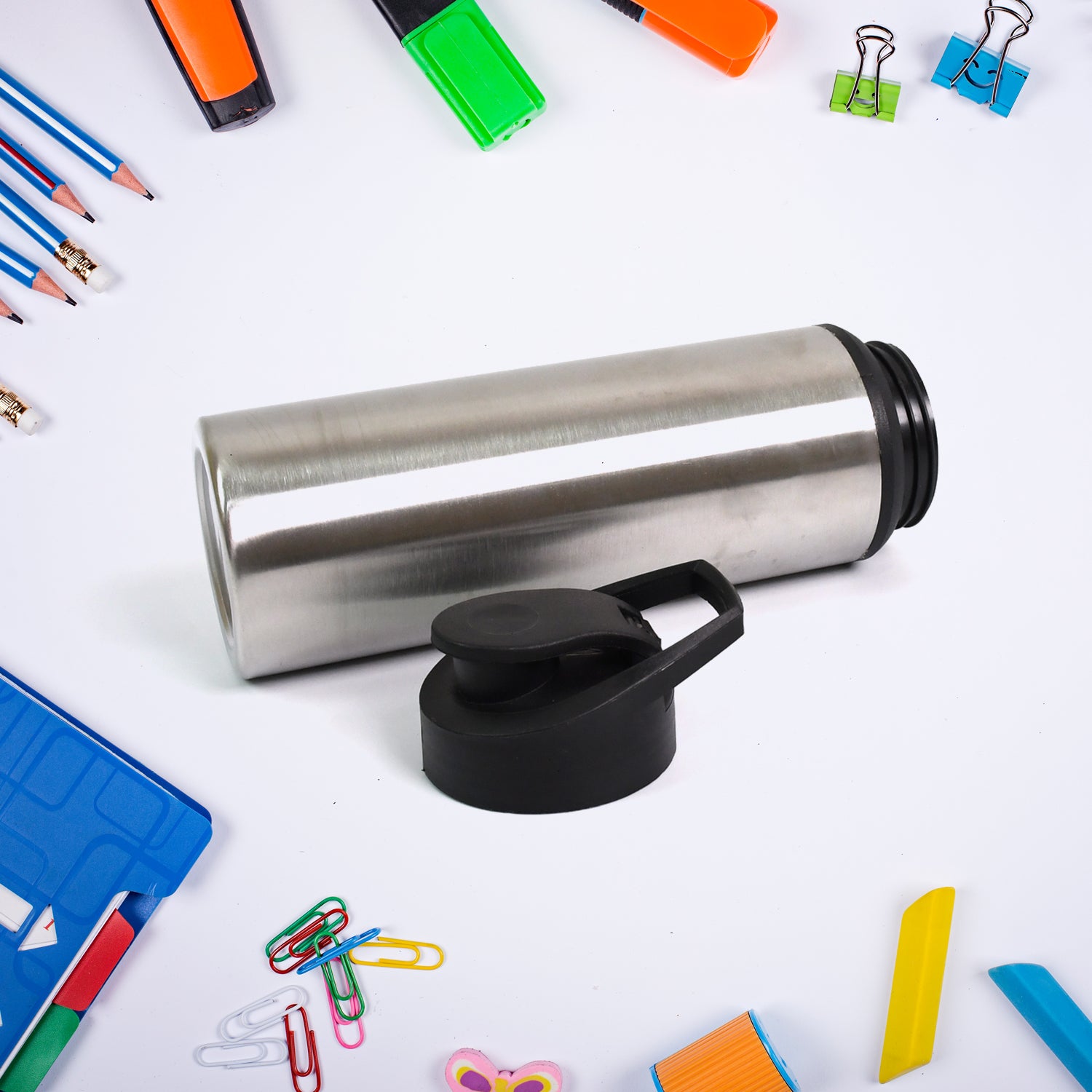 Steel Water Bottle  Sipper Bottle  Fridge Water Bottle Set Of 1 (600 Ml Approx) Steel Water Bottle  Sipper Bottle  Fridge Water Bottle Set Of 1 (600 Ml Approx)